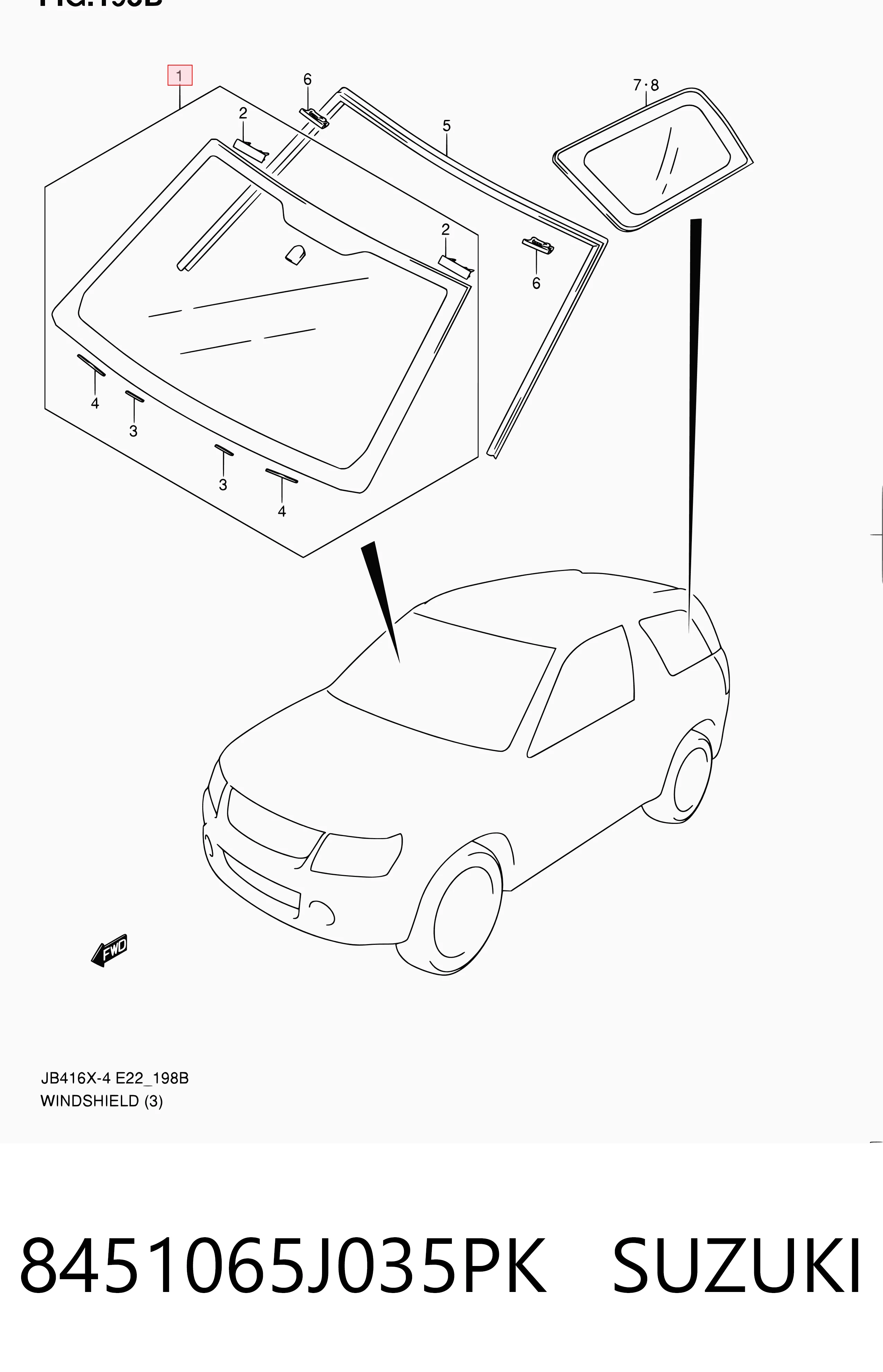 AB26533A Pilkington Автостекло