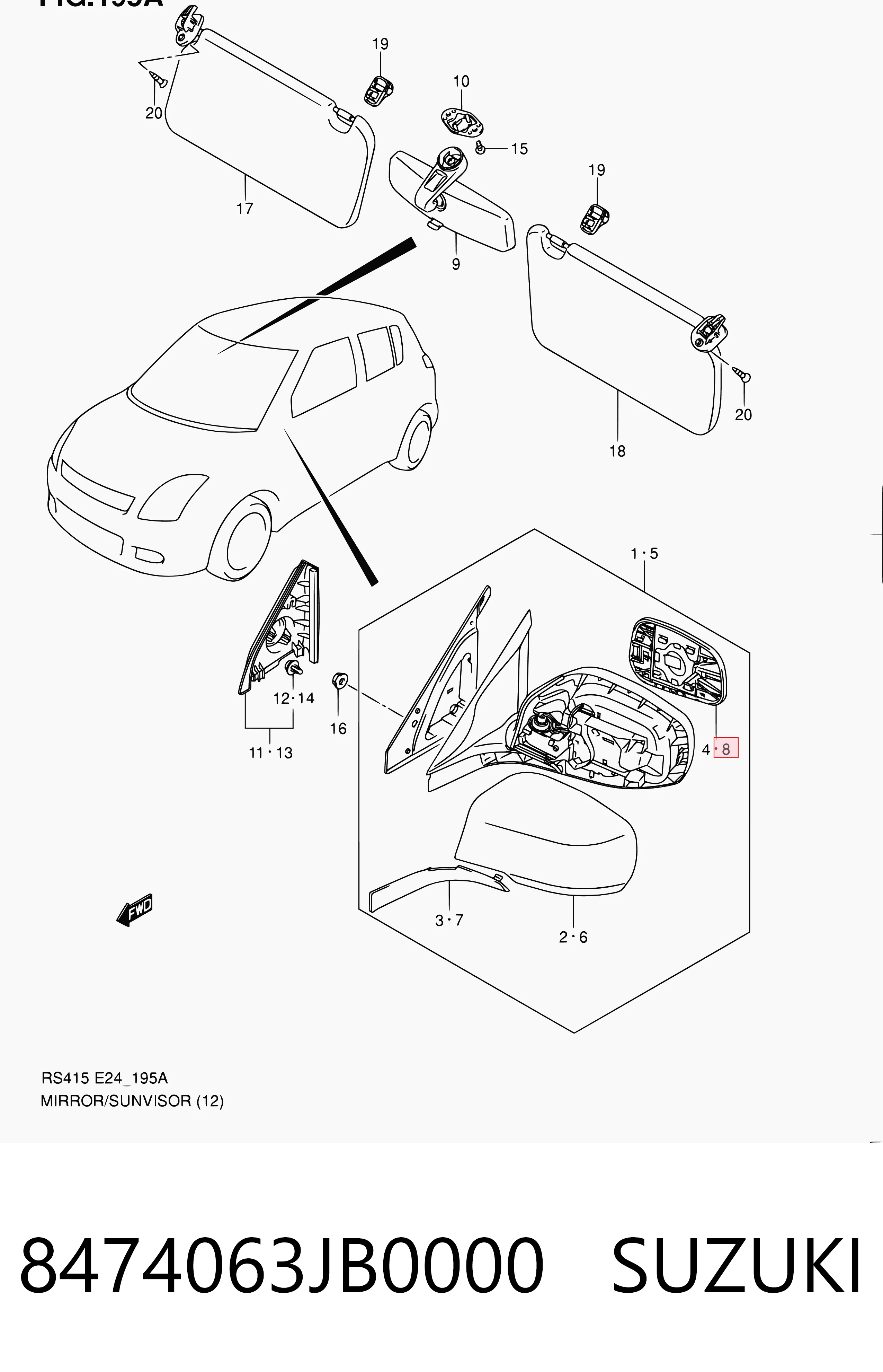 8474063JB0000 Suzuki