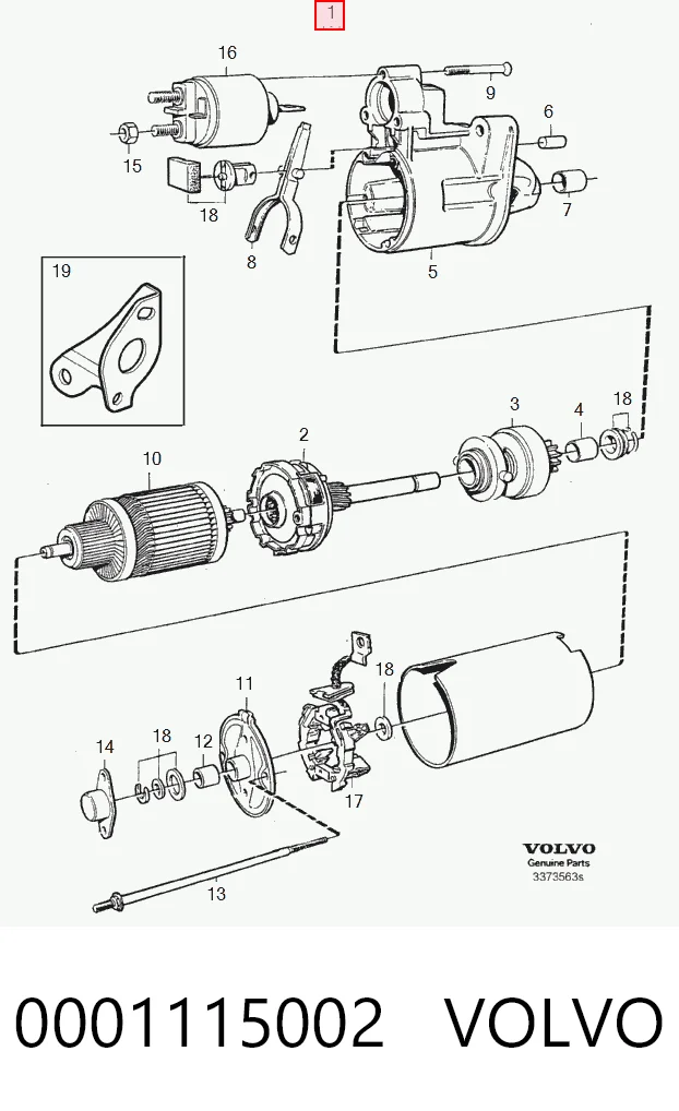 Стартер автомобиля на Volvo S80 I TS, TH, KV