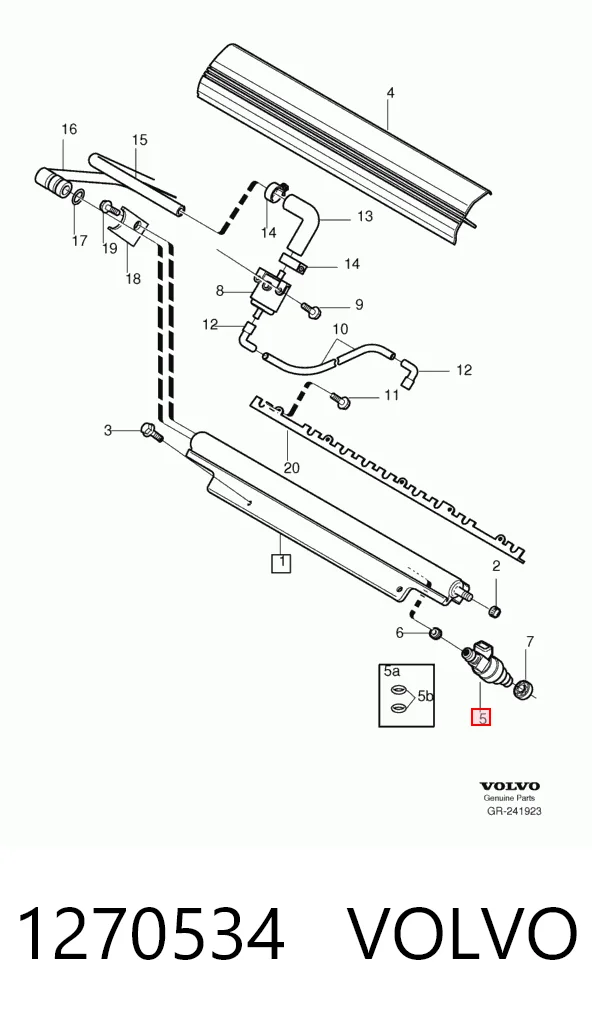 1270534 Volvo Топливные форсунки