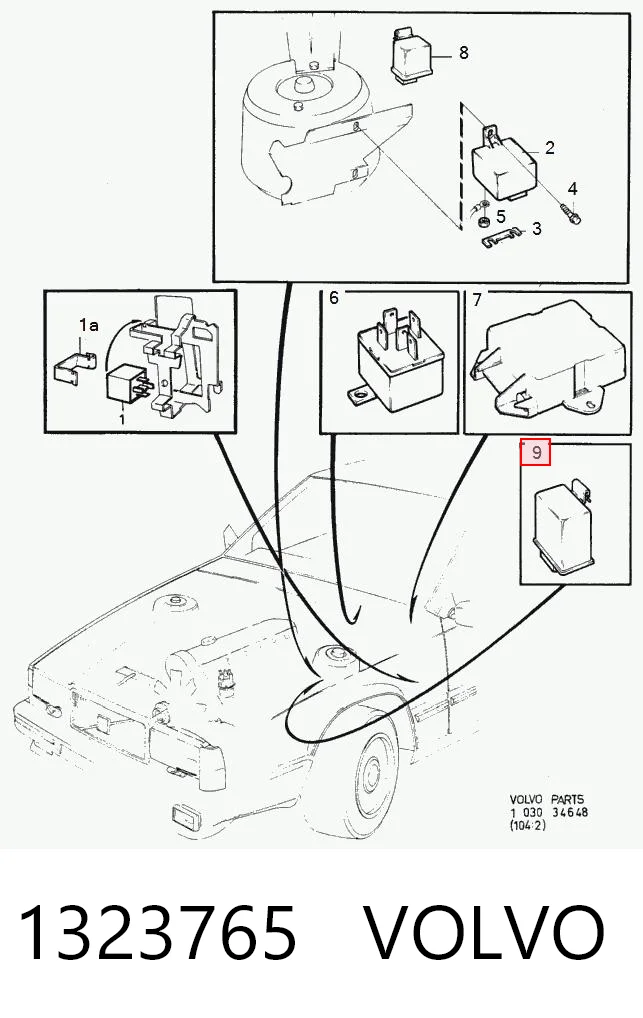 1323765 Volvo Подвесной подшипник кардана