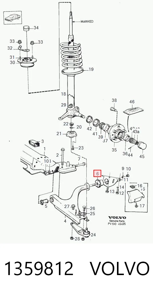Сайлентблок переднего рычага 61430141 Pro-parts