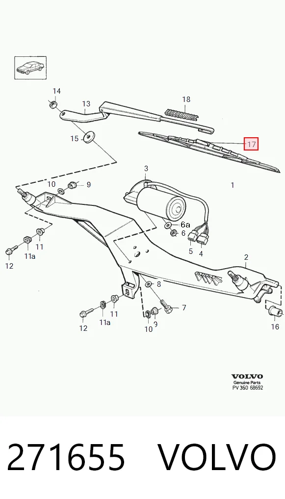 Щетки лобового стекла на Audi 80 B4 8C2