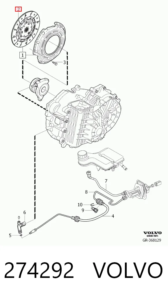 Сцепление в сборе на Volvo XC90  