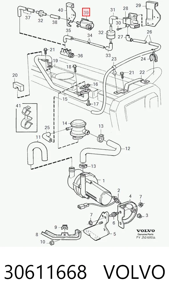 30611668 Volvo Клапан электропневматический