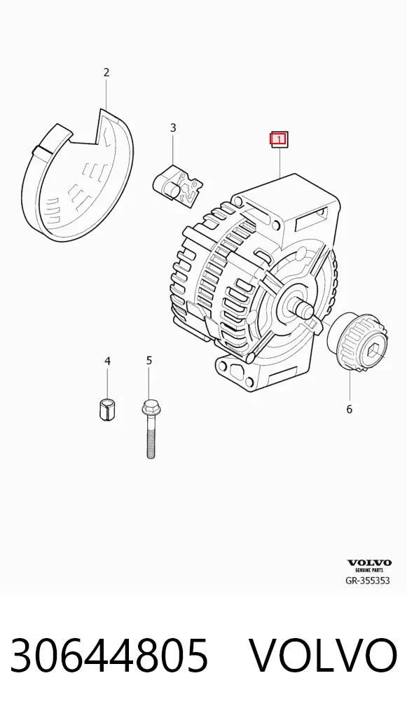 30644805 Volvo Генератор автомобильный