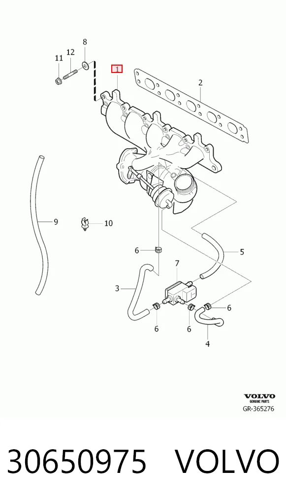 30650975 Volvo Турбонаддув