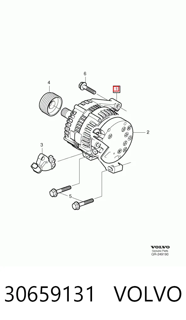 30659131 Volvo Генератор автомобильный