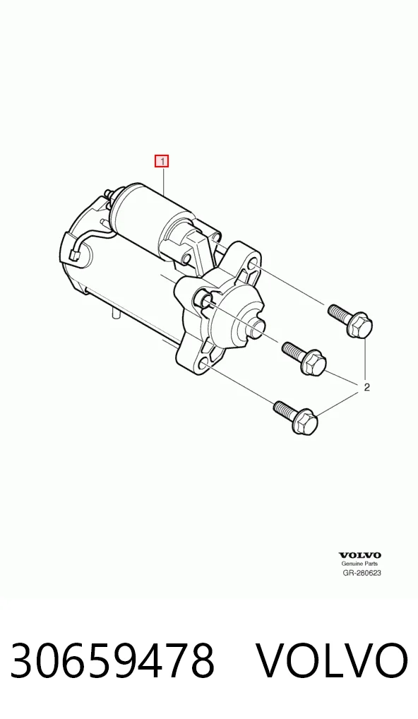 30659478 Volvo Стартер автомобиля