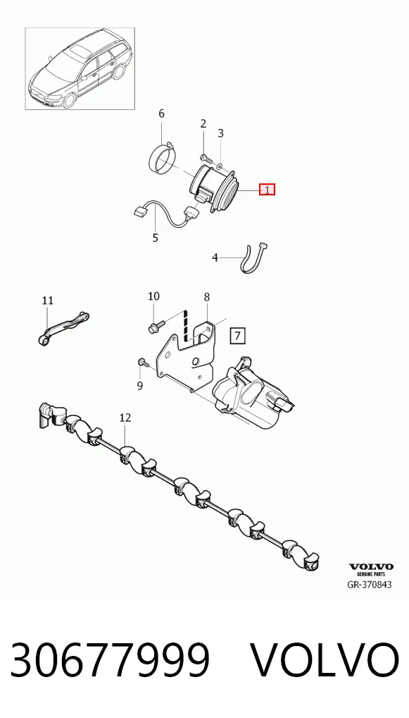 30677999 Volvo Датчик расхода воздуха