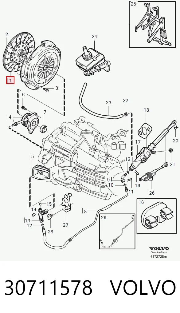 Сцепление K7043302 Sachs