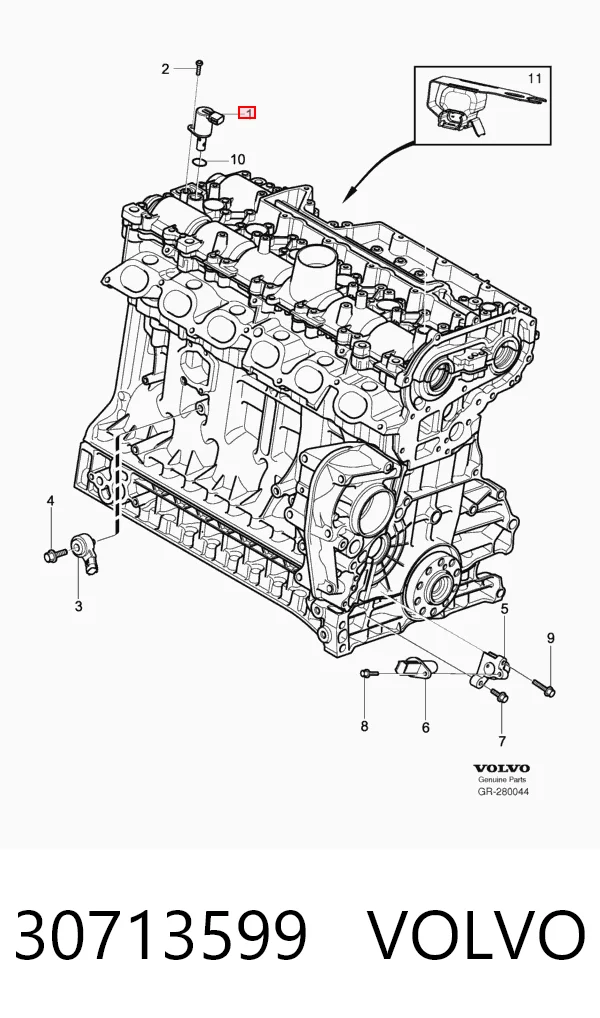 30713599 Volvo Датчик распределительного вала