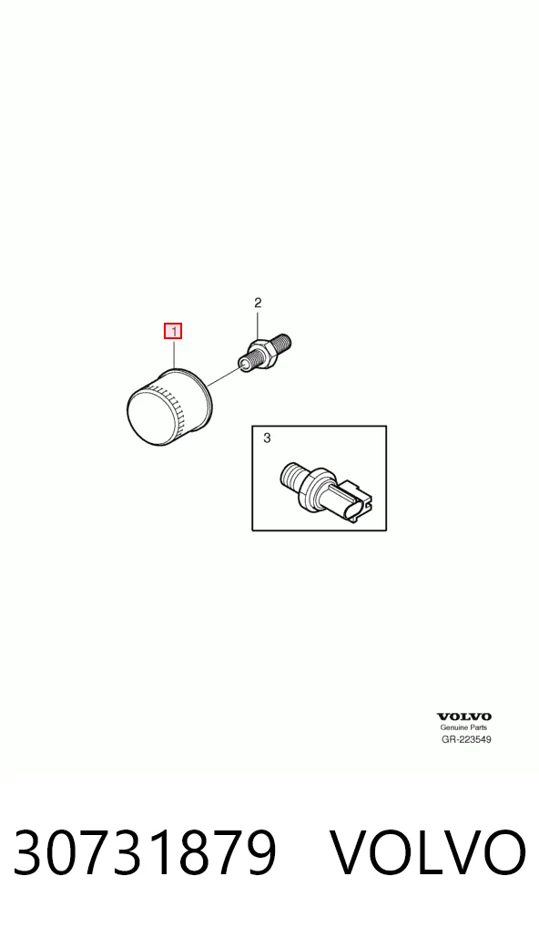 30731879 Volvo Масляный фильтр двигателя