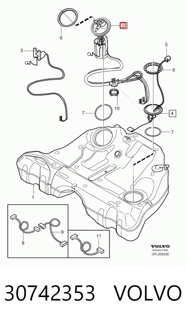MAM00126M Magneti Marelli Электробензонасос