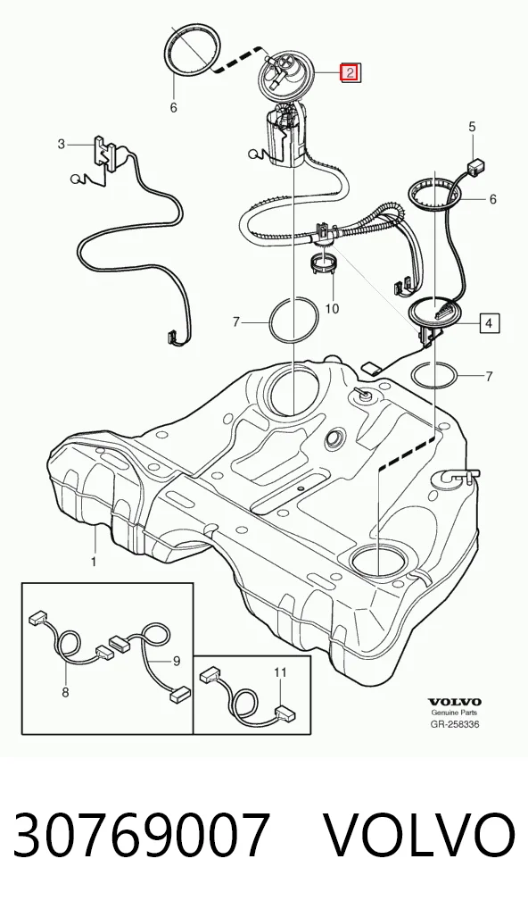 30769007 Volvo Электробензонасос