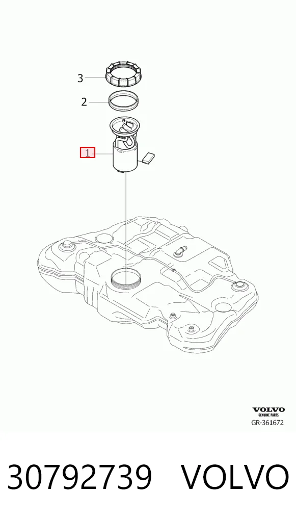 30792739 Volvo Электробензонасос