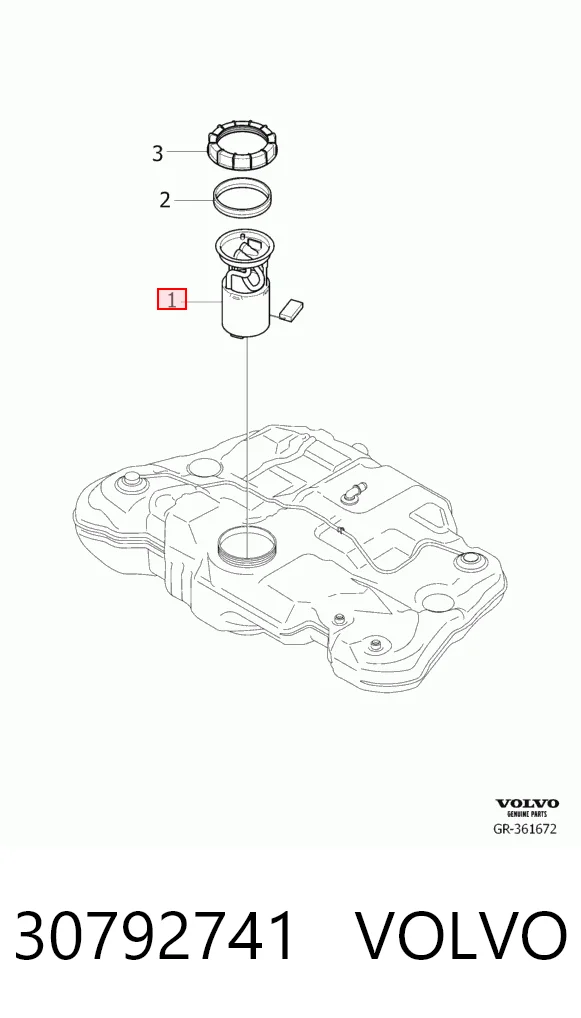 30792741 Volvo Электробензонасос