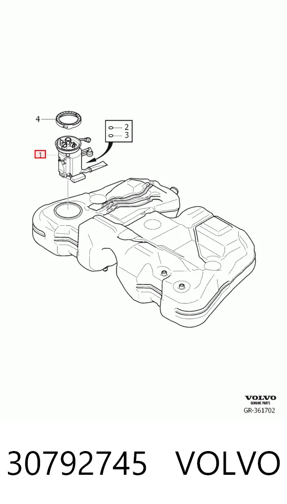 30792745 Volvo Электробензонасос