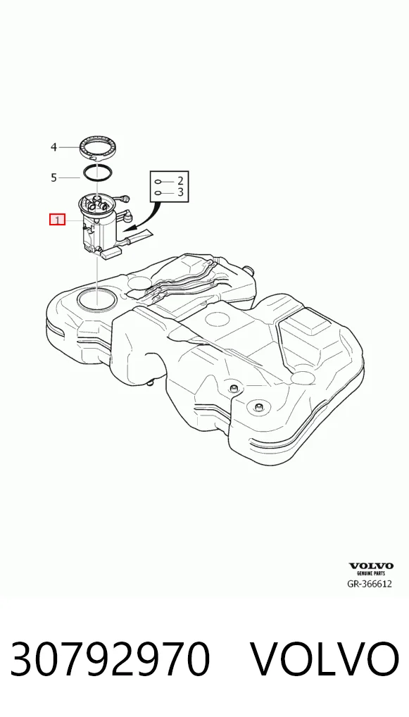 30792970 Volvo Электробензонасос