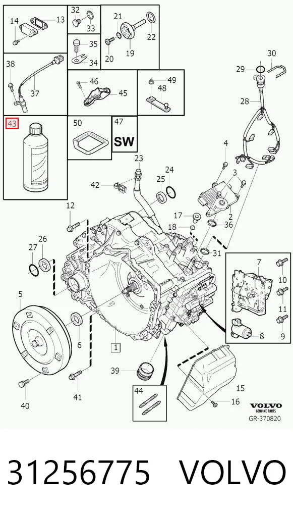 31256775 Volvo Масло в коробку передач
