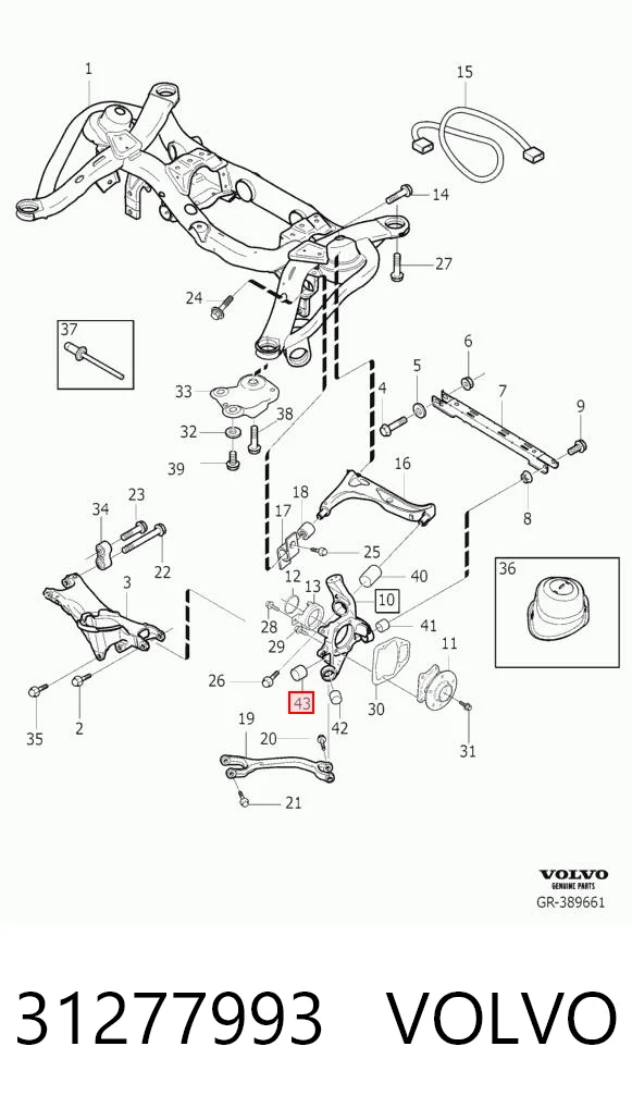 Сайлентблок заднего кулака Q-fix Q0050759 цена, от 6.33 USD