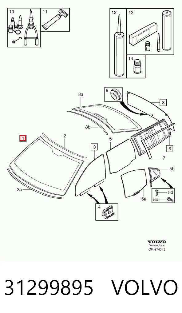 Стекло лобовое Nordglass ST407557 цена, от 119.85 USD