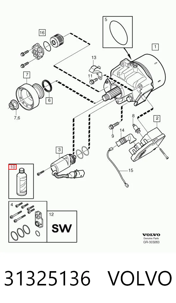31325136 Volvo Масло в коробку передач