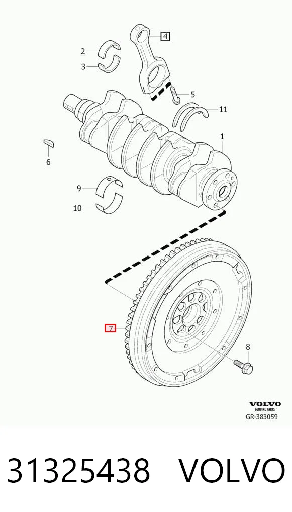Демпферный маховик на Ford Focus III CB8
