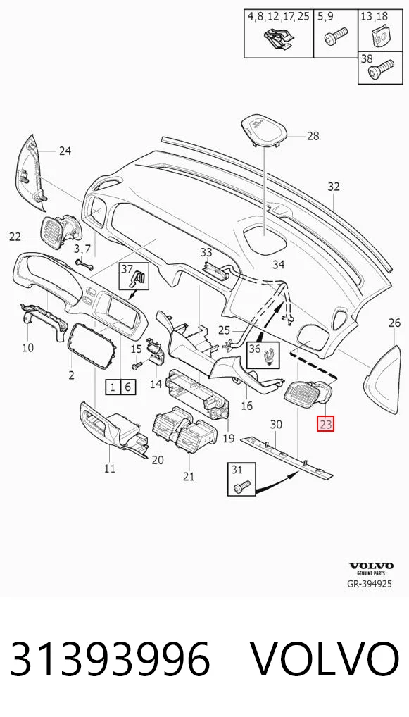 31393996 Volvo 