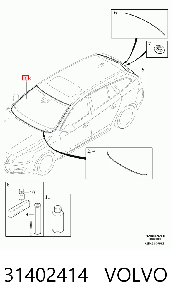 Купить ST504631 Sekurit Ветровое стекло