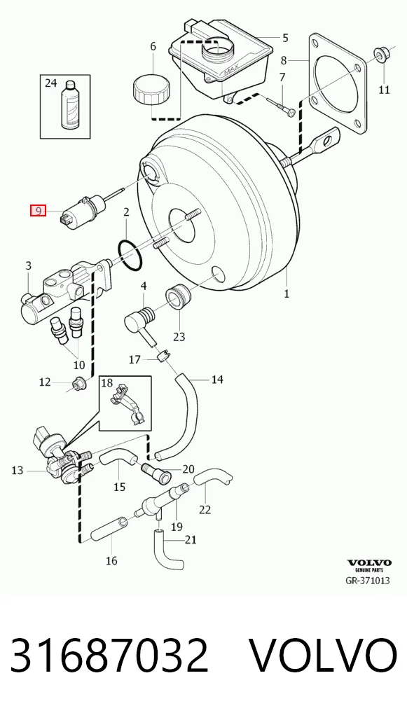 Купить 7701206919 Renault (RVI) Клапаны управления тормозами прицепа