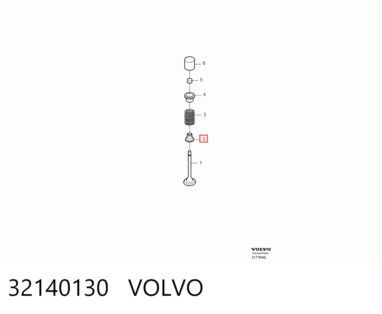 Маслосъемный сальник выпускного клапана 55263053 Fiat/Alfa/Lancia