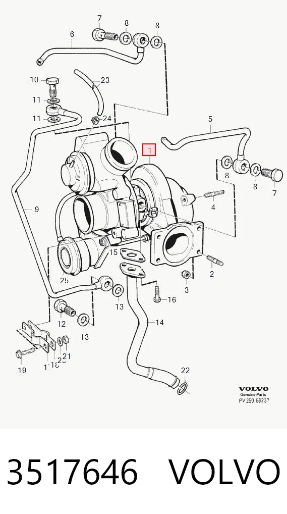 4918901200 Mitsubishi Турбонаддув