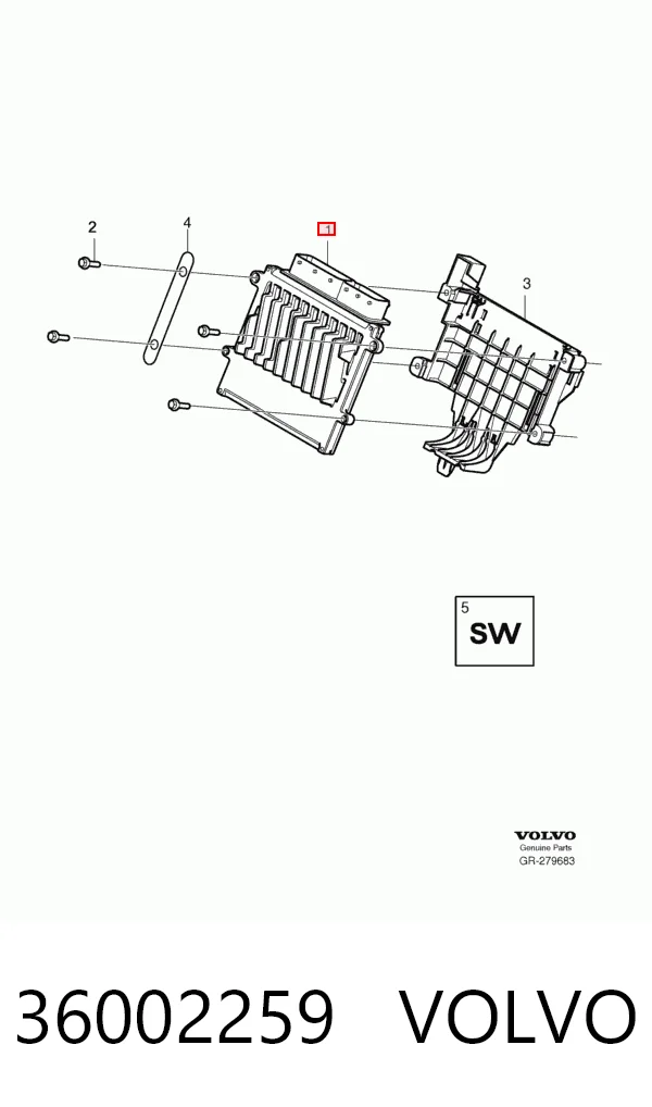 Модуль управления (ЭБУ) двигателем Volvo S80 2 AS, AR