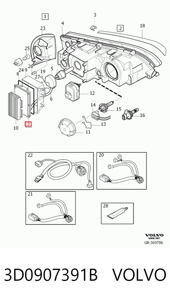ЭБУ ксенона Renault (RVI) 89035114