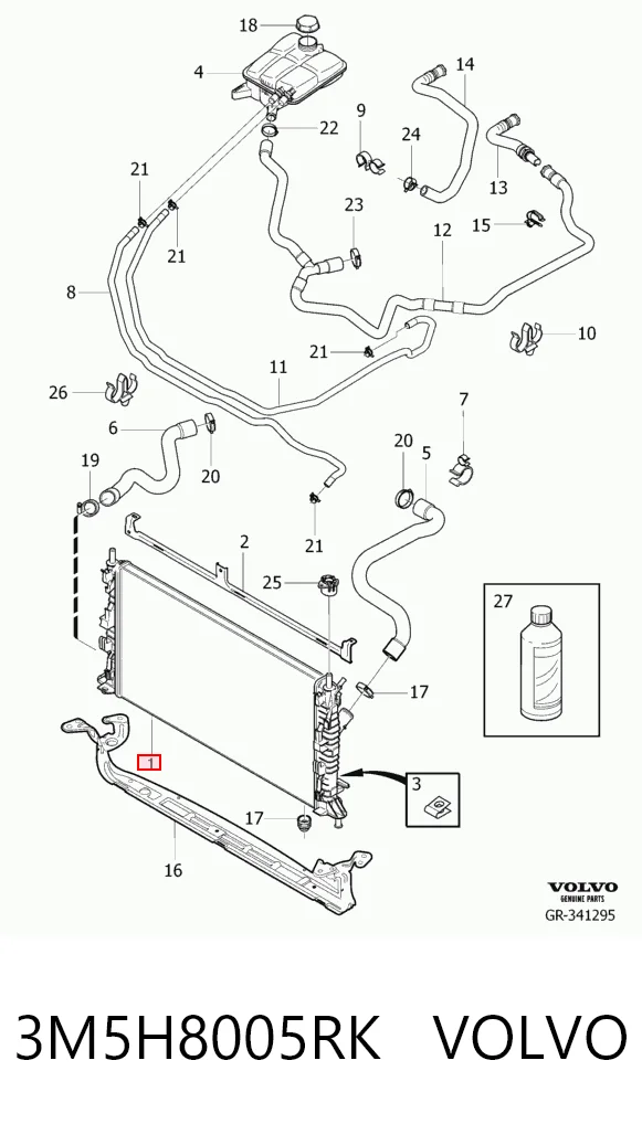 Купить Радиатор Мазда 3  BK12