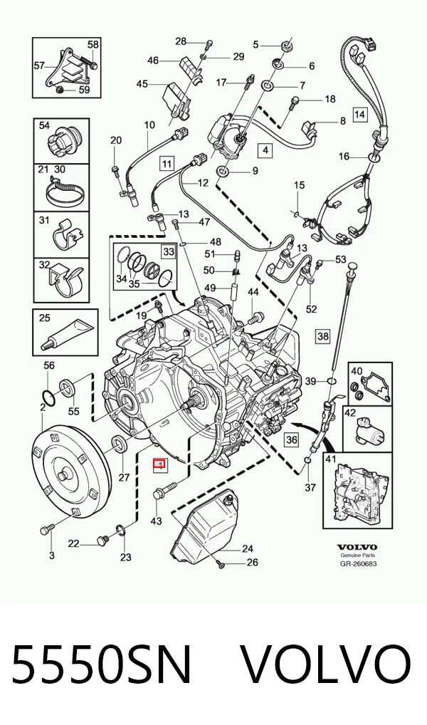 5550SN Volvo Автоматическая коробка передач