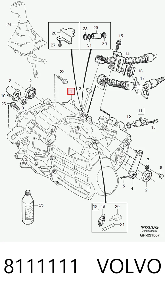 КПП в сборе на Volvo S70  LS, LT