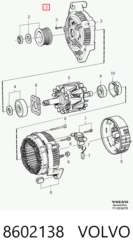 Автомобильный генератор AS/Auto Storm A0628S цена, от 66.08 USD