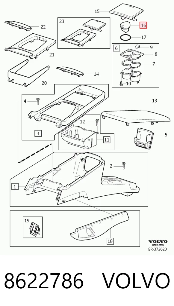 8622786 Volvo Генератор автомобильный