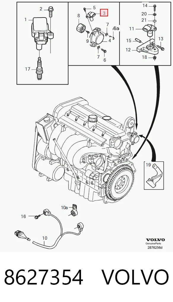 8627354 Volvo Датчик распределительного вала