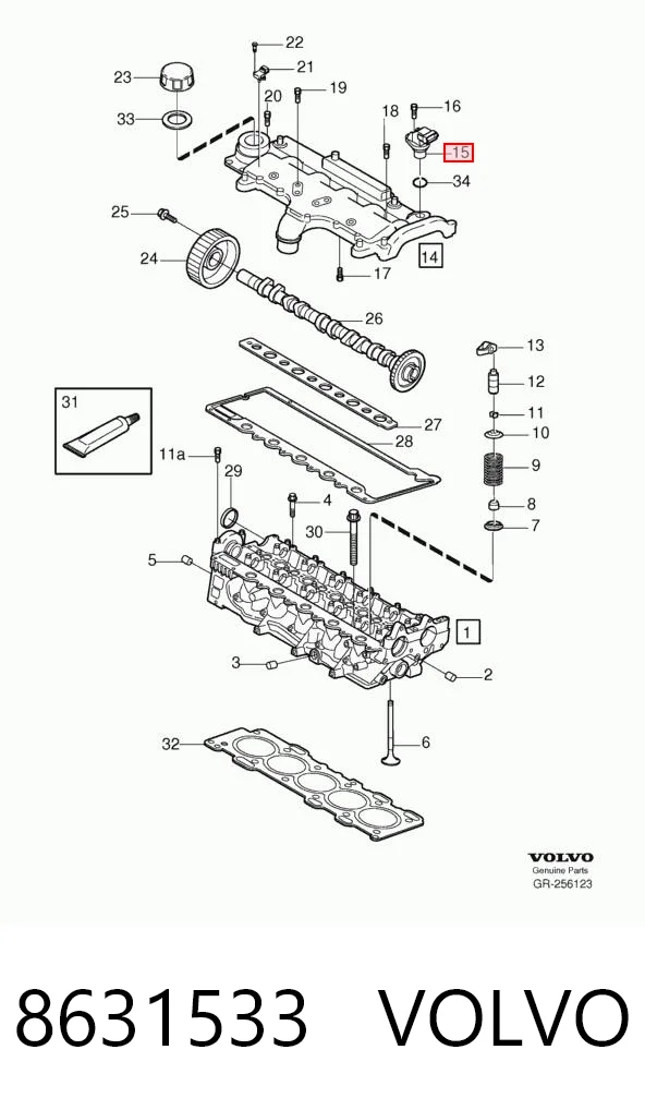 8631533 Volvo Датчик распределительного вала