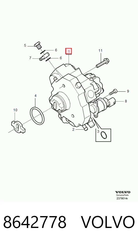 Насос топливный высокого давления (ТНВД) Volvo S80 I седан (TS, TH, KV) (1998 - 2006) цена, от 94.91 USD