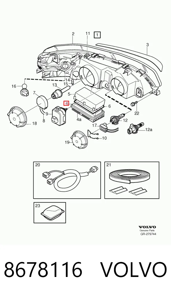 89035114 Renault (RVI) Модуль управления биксеноном
