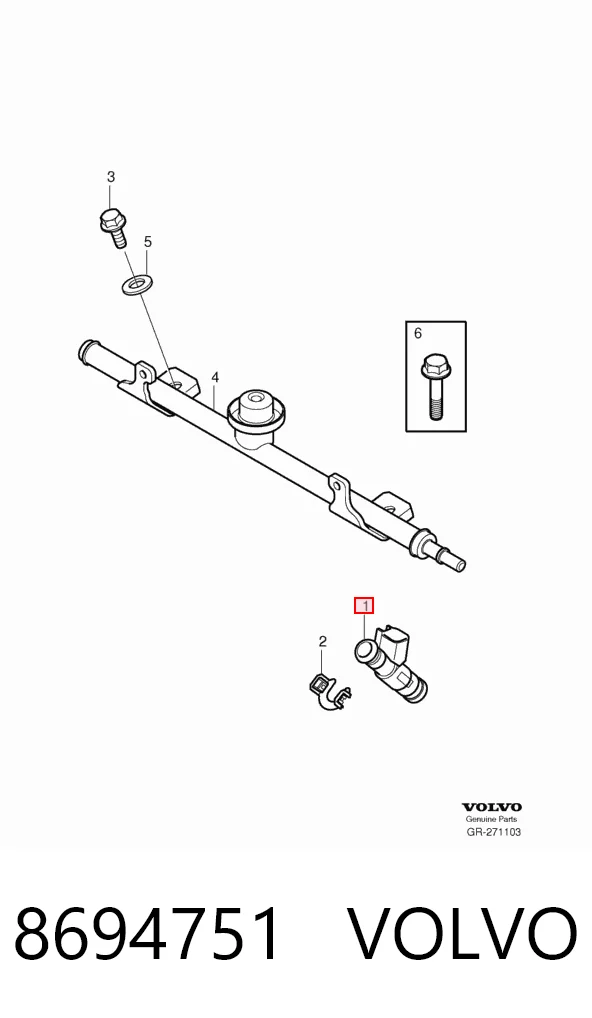 Топливные форсунки FEI0051 Magneti Marelli