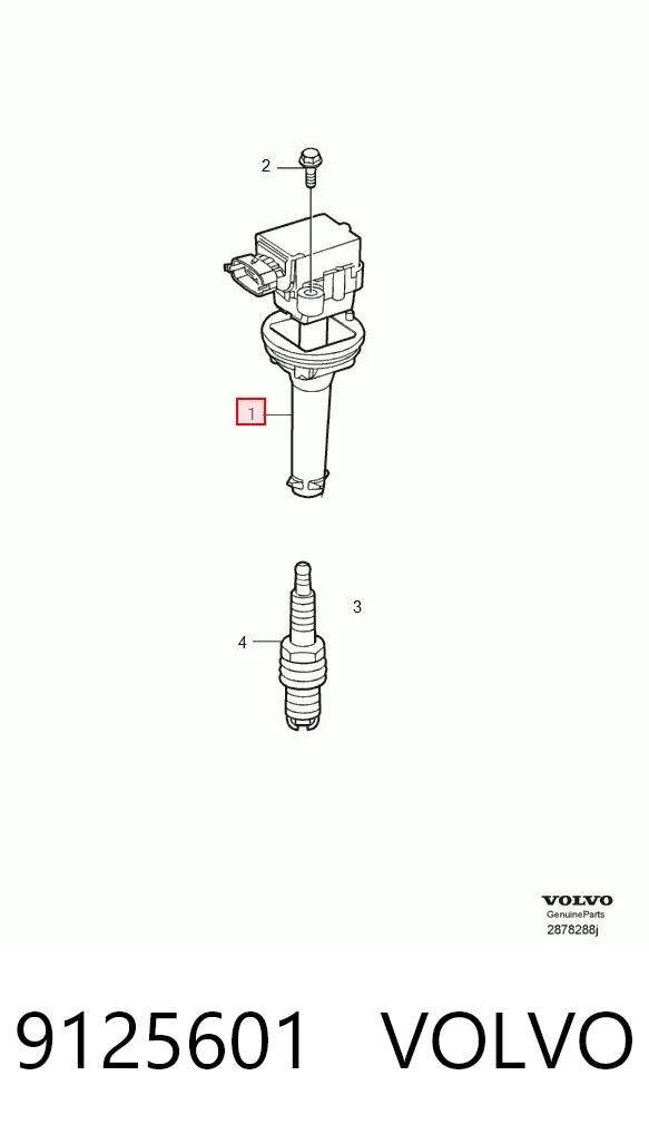 9125601 Volvo Катушка зажигания