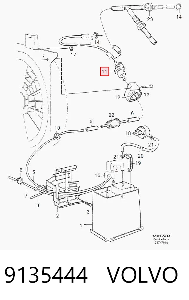 Клапан паров бака Maserati 162412 цена, от 26.81 USD