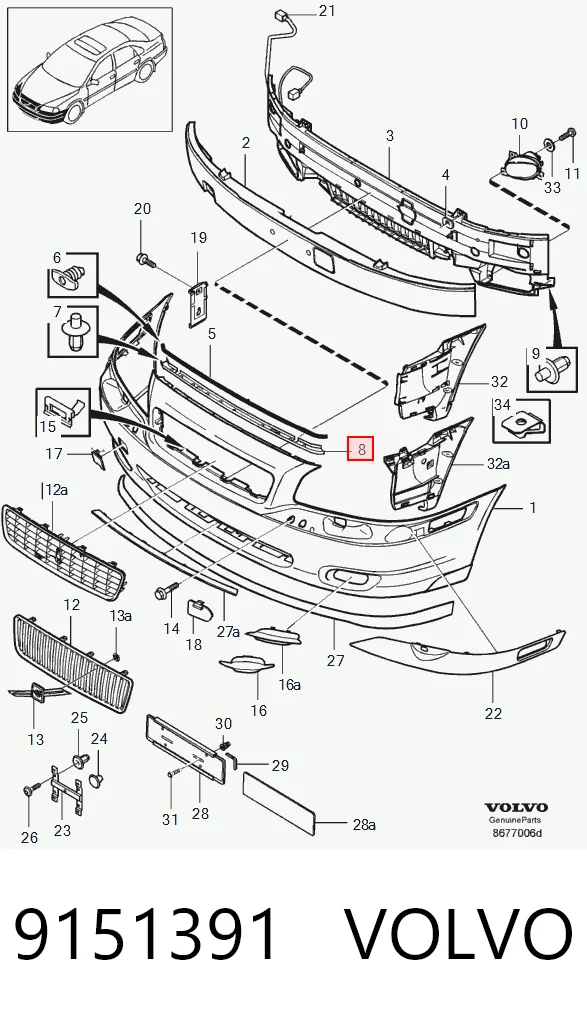 9151391 Volvo 