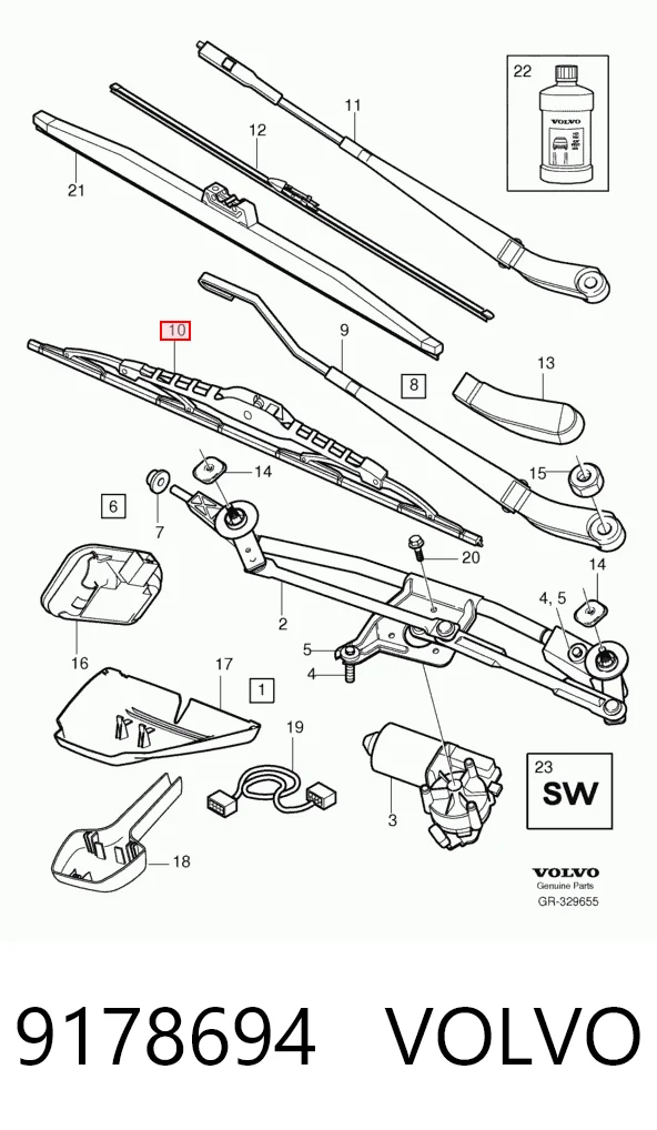 Щетки стеклоочистителя Mitsubishi ASX 
