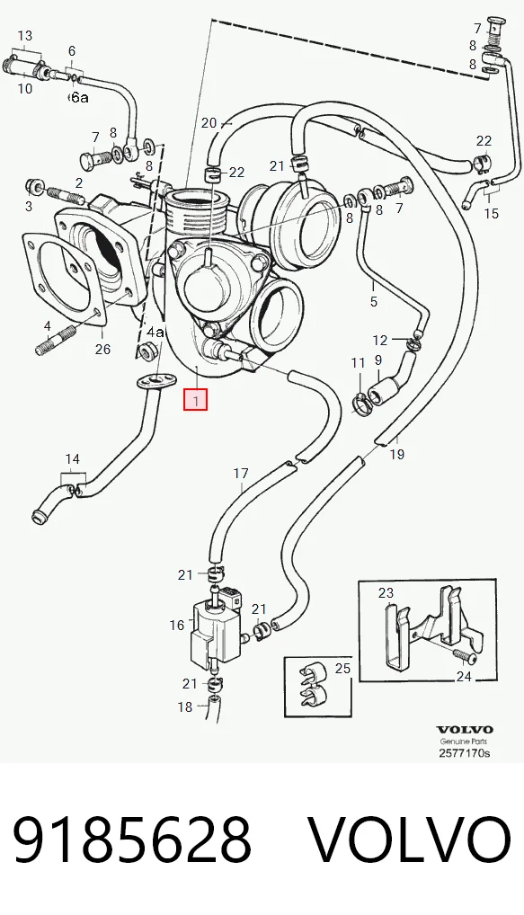 9185628 Volvo Турбонаддув
